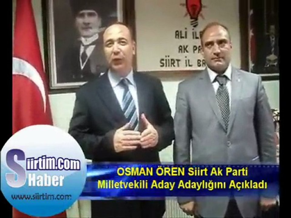 Osman Ören Milletvekili Adaylığını Açıkladı