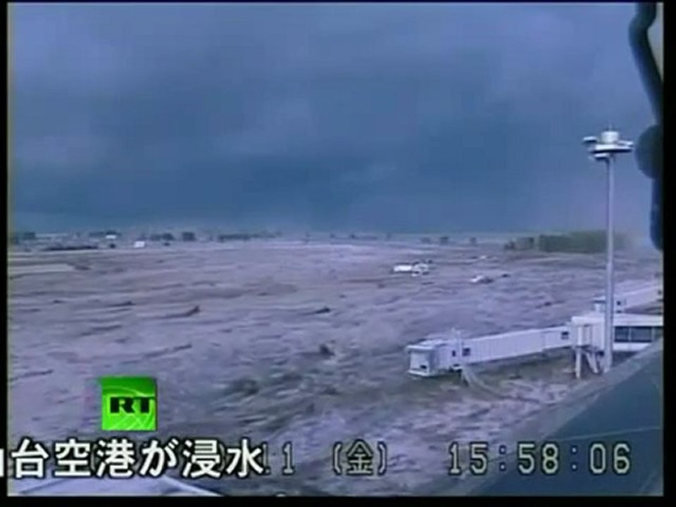 Japon tsunami aéroport sendai