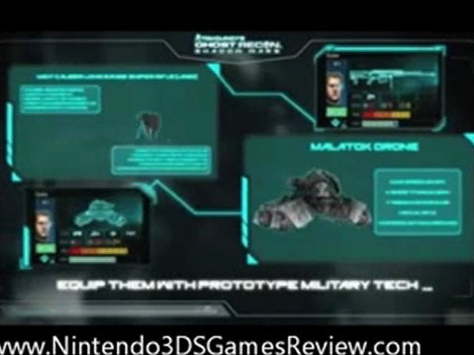 Tom Clancys Ghost Recon Shadow Wars Nintendo 3DS Trailer