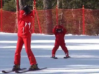 Soleil et neige à Gréolières