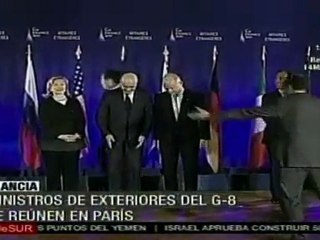 Cancilleres del G-8 se reúnen en Francia