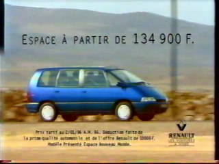 Publicité Renault 1996