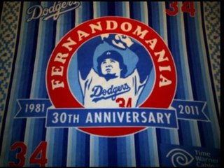 Fernando Valenzuela Fleece Blanket Night Dodgers Stadium
