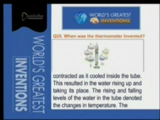 World's Greatest Inventions  - Thermometer