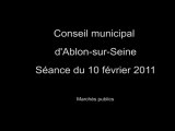 CM 10 fev. 2011 marchés publics