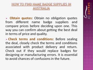 How To Find Name Badge Supplies In Australia