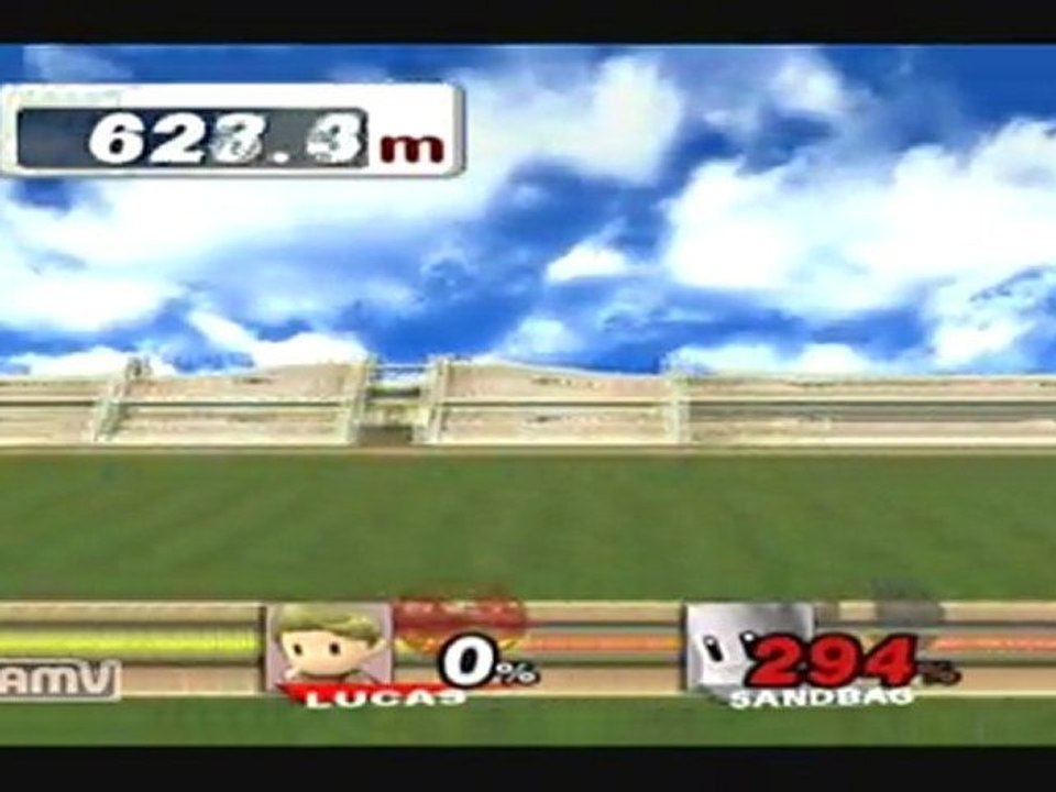 【スマブラX ホムコン リュカ 1256.0m】 SSBB HRC Lucas 4120.7ft