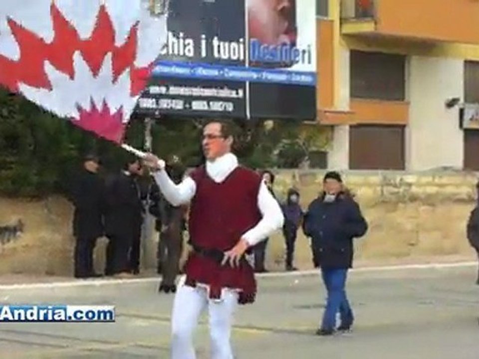 Carnevale 2011 ad Andria: la festa conclusiva presso Largo Appiani