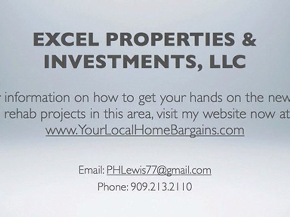 Find rehab projects San Bernardino California