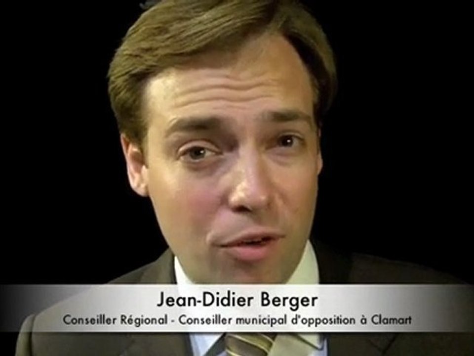 Cantonales 2011 : Soutien de Jean-Didier Berger Conseiller R