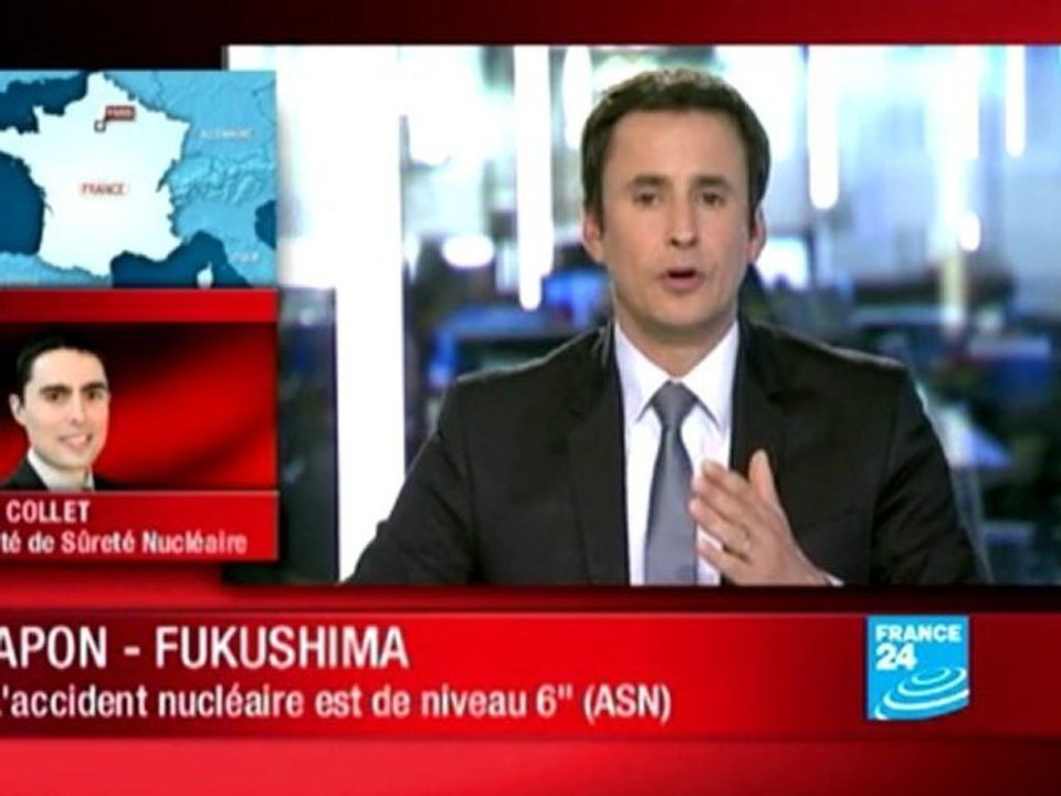 Japon : L'accident nucléaire de Fukushima serait de niveau 6