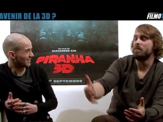PIRAHNA 3D : interview de Alexandre Aja et de Fausto Fazzulo