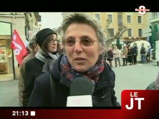 Manifestation: Soutien aux sans-papiers (Thonon-les-Bains)