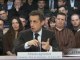 Table ronde de N. Sarkozy sur les filières agricoles
