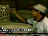 Hallan murales de la cultura Lambayeque