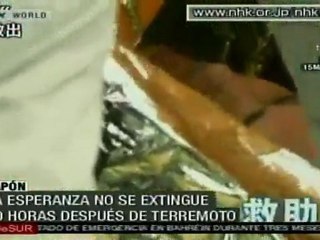 Encuentran personas con vida a 4 días del terremoto en Jap