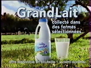 Publicité Grand Lait Candia 2002