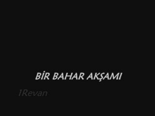 bir bahar akşamı fon !