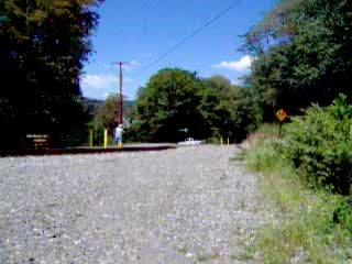 WMSR 734 crosses Trimble Road.