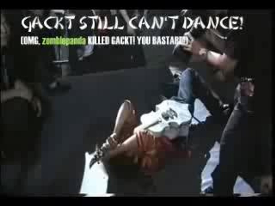 gackt can't dance