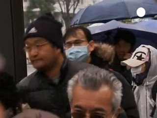 Colas y racionamiento en Yamagata