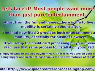 iPad2 Credit Card App
