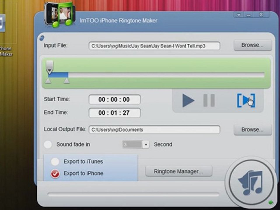 How to create iphone ringtones from any audio source