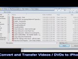 Transfer files from iPhone to Computer plus Convert Videos