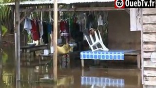 Inondation à Saint-Laurent du Maroni