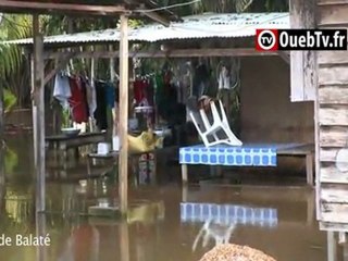 Inondation à Saint-Laurent du Maroni