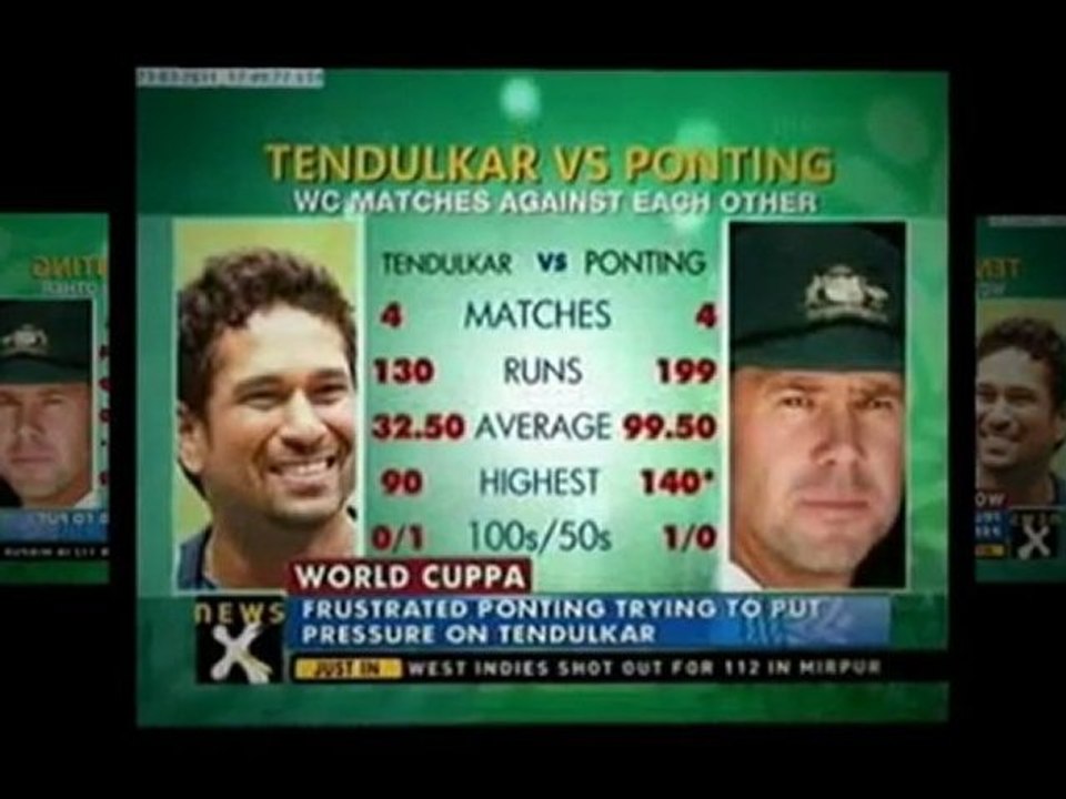 icc world cup 2011 on tv - India v Australia Rivalry at ...