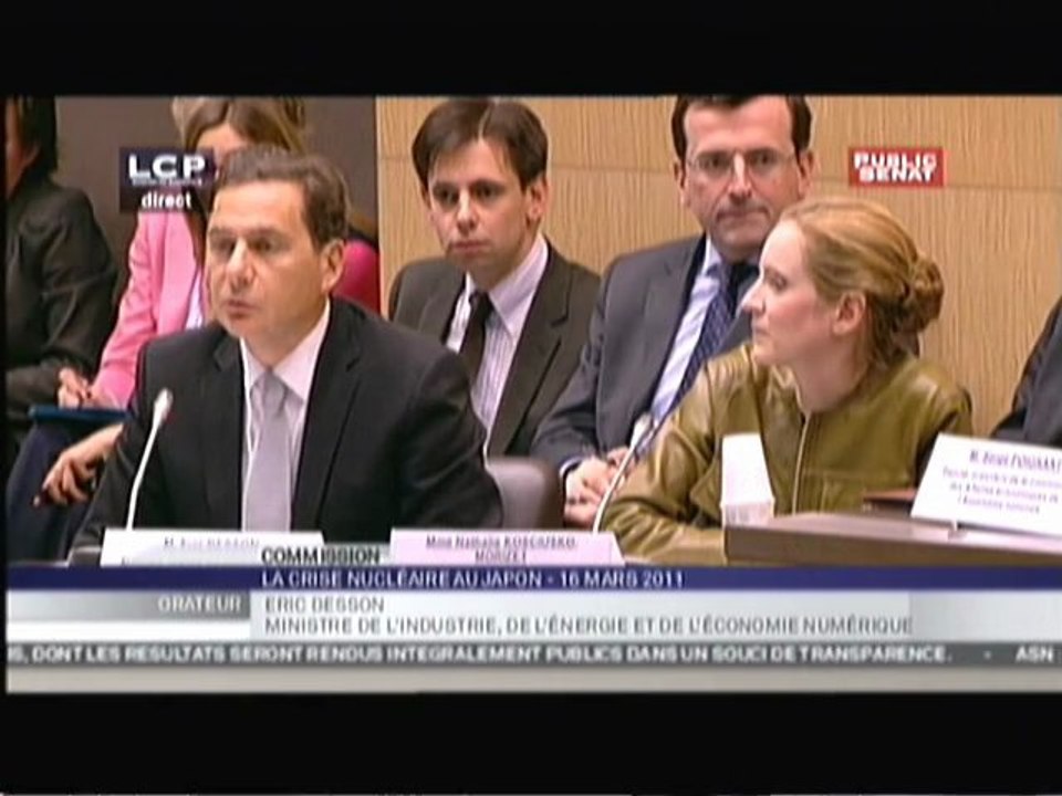 Audition - commission crise nucléaire AN - 16/03/11