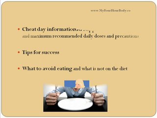 Four Hour Body Cheat Sheet