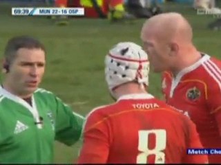 O'Connel suspendu 4 semaines