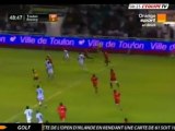 Essai de Benjamin Lapeyre avec Toulon vs Racing en amical
