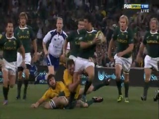 Smit attrape le ballon d'une main comme par miracle