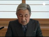 Imperatore Akihito interviene per la prima volta