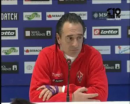 02.04.2010 CONFERENZA STAMPA CESARE PRANDELLI ALLENATORE FIORENTINA
