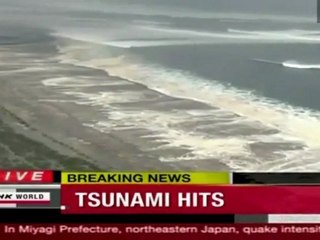 Séisme au Japon LE TSUNAMI EN DIRECT 2011