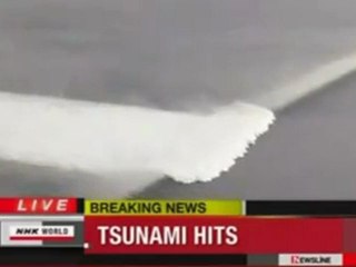 Un tsunami frappe le Japon après le séisme, Mars 2011