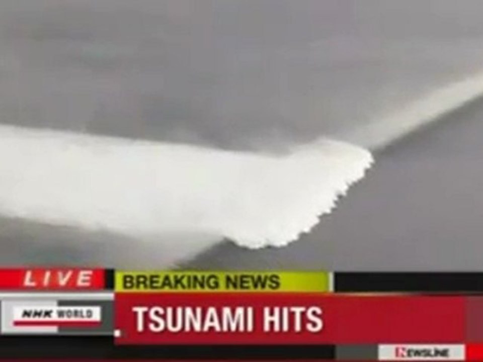 Un tsunami frappe le Japon après le séisme, Mars 2011