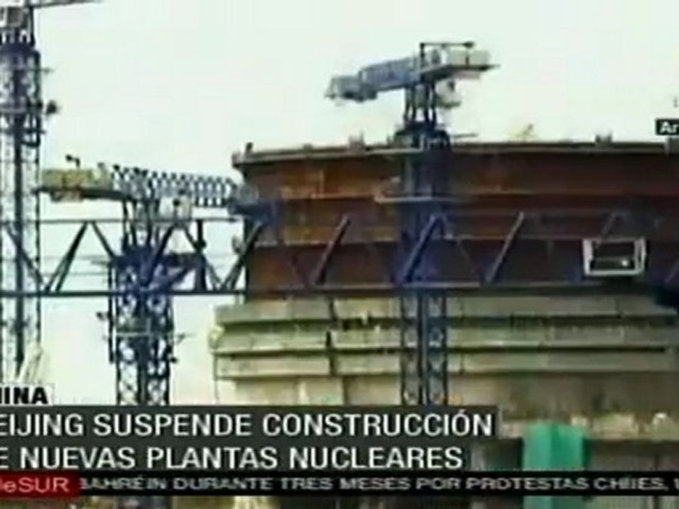 Beijing suspendió construcción de nuevas plantas nucleares