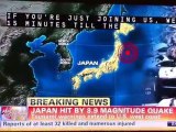 Japon Tsunami 2011, tremblement de terre magnitude 8,9