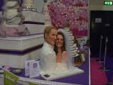Royal couple 'sculpted' into wedding cake