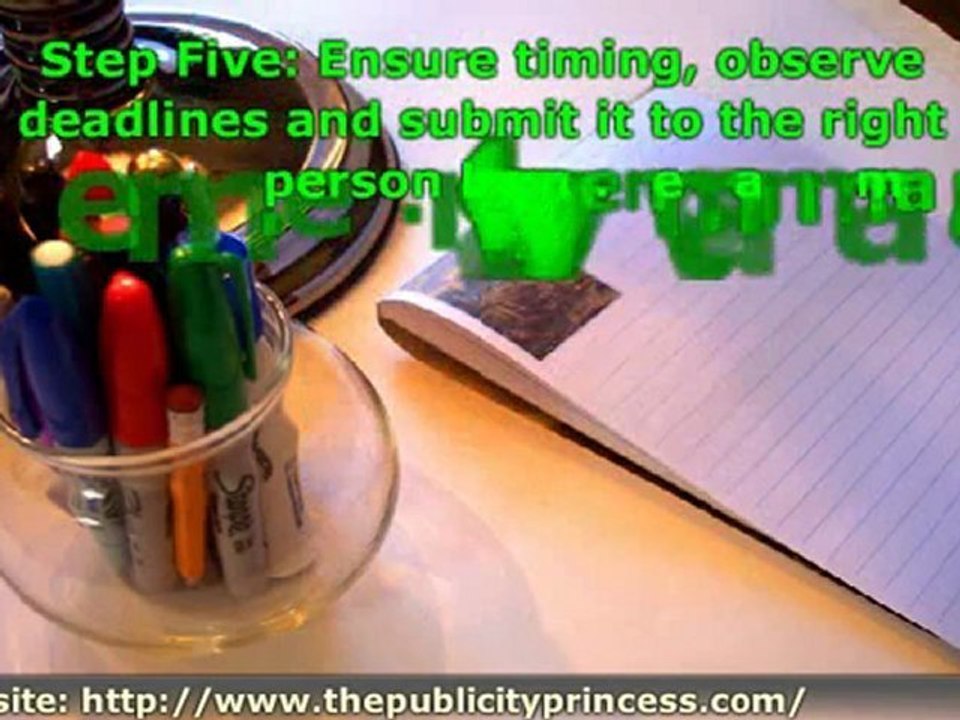 Writing a Media Release in Five Easy Steps