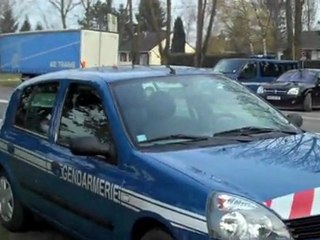 Les gendarmes controlent les motards dans l'Arrageois