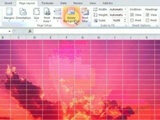 Excel Change Background Picture