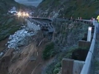 California's Highway 1 crumbles