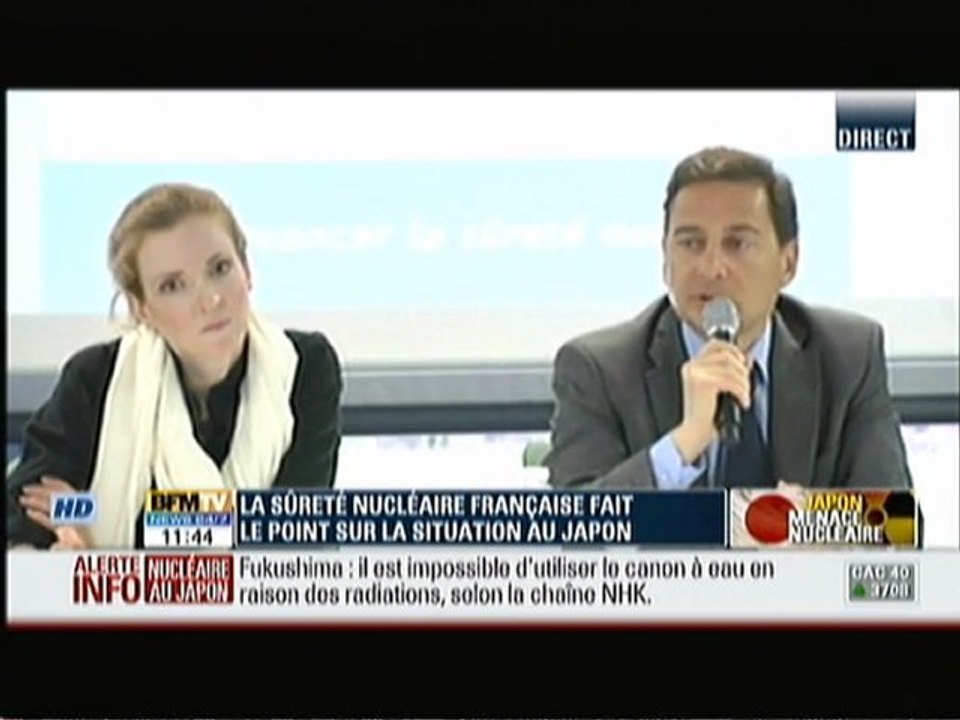 Conférence de presse - centre technique de crise de l'IRSN