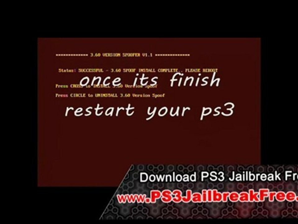 PS3 3.60, Jailbreak PS3 with 3.60-jb Update via USB Device